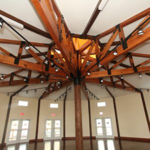 radial timber trusses